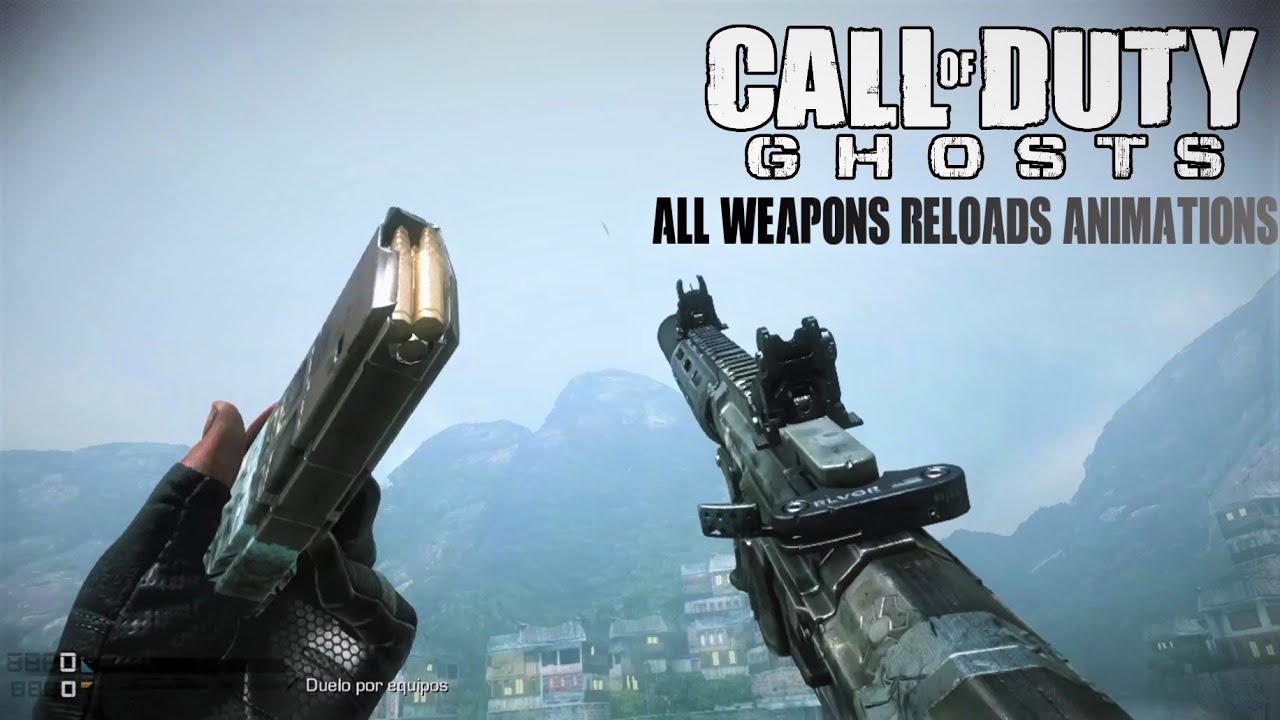 Call Of Duty Ghost - All Weapons Reloads (2013)