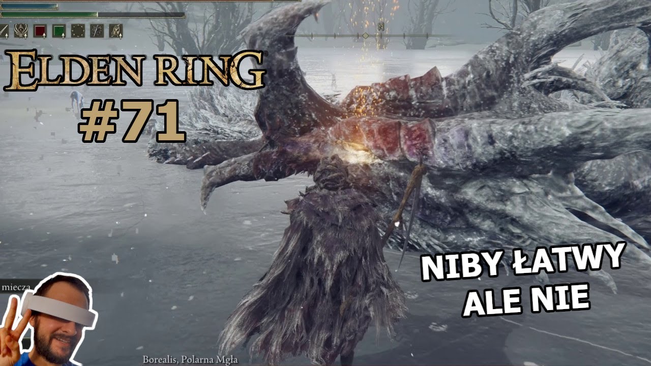 Elden Ring Gameplay PL #71 - Dowódca Niall, Ptak Rytuału Śmierci i Borealis Polarna Mgła