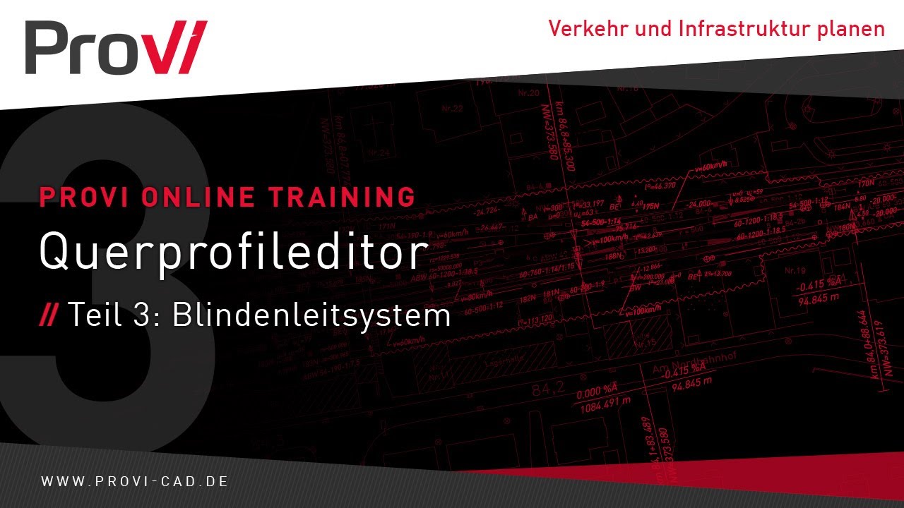 Querprofileditor Teil 3 – Blindenleitsystem
