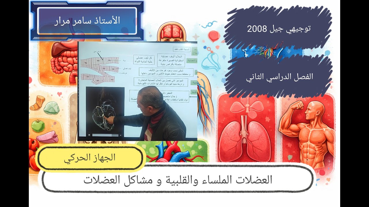 22- تكملة انواع العضلات - توجيهي تكميلي - حصة منسية 😅