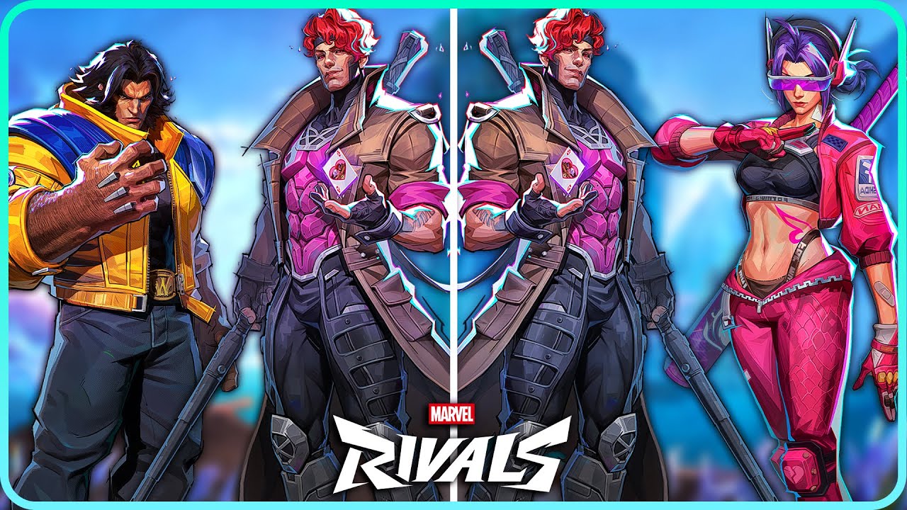 Все уникальные взаимодействия Гамбита и особые убийства героев Marvel Rivals