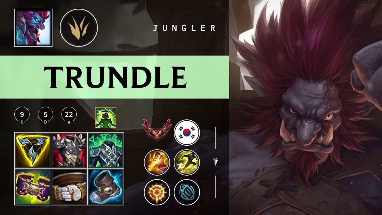 Trundle Jungle vs Xin Zhao - KR Grandmaster Patch 26.04