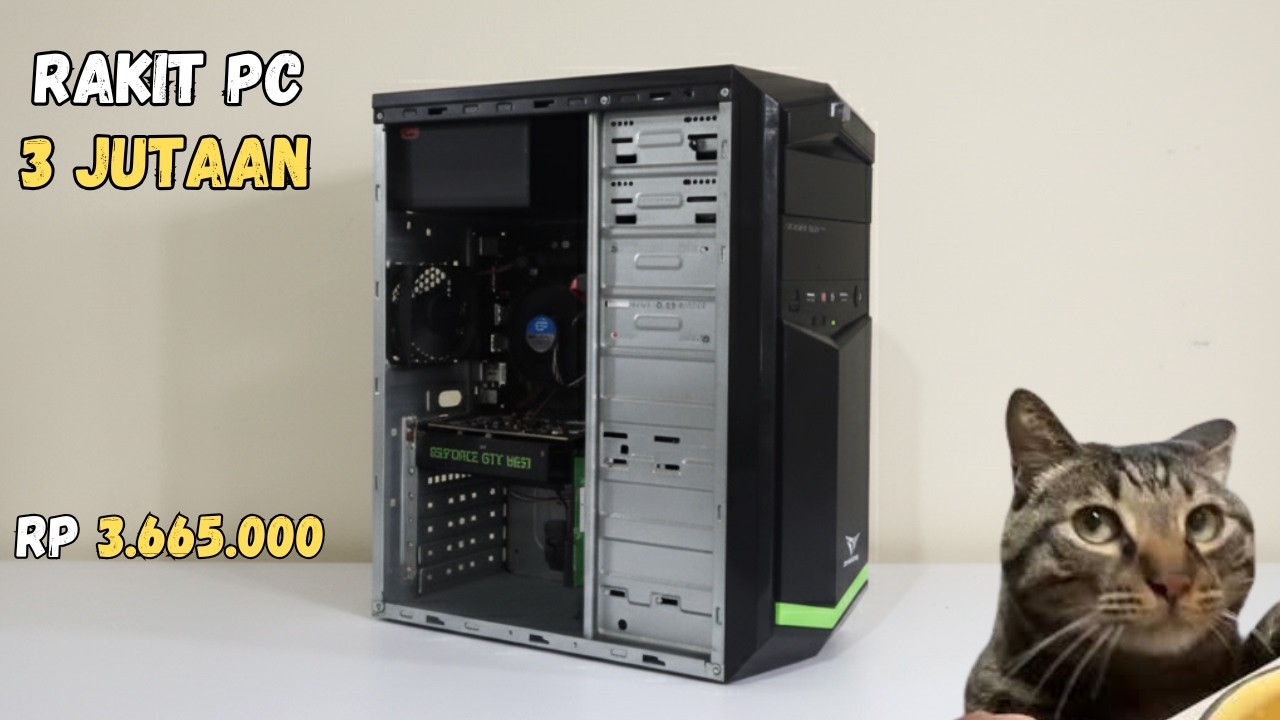 Rakit PC 3 Jutaan Menggunakan I3 9100F & GTX 1650 || Rakit PC Kere Hore #63