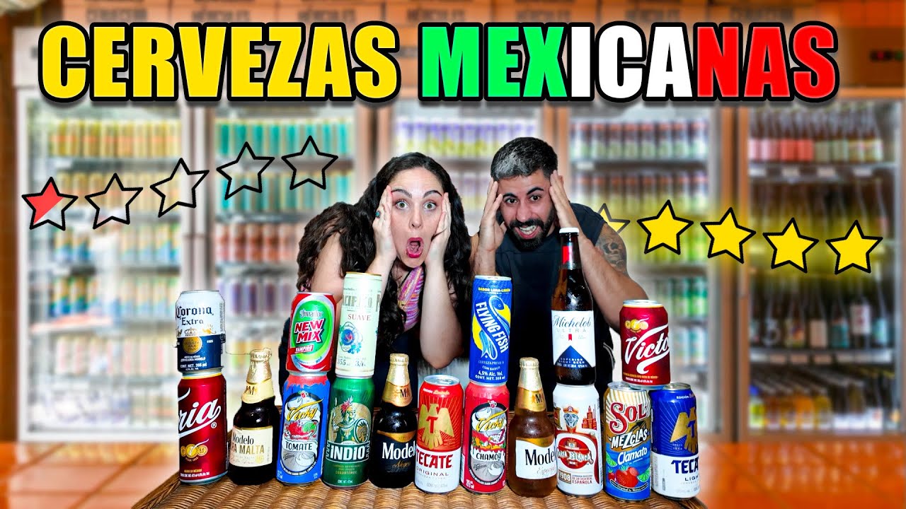 Probamos TODAS las CERVEZAS MEXICANAS Por Primera Vez y ACABAMOS FATAL 😱