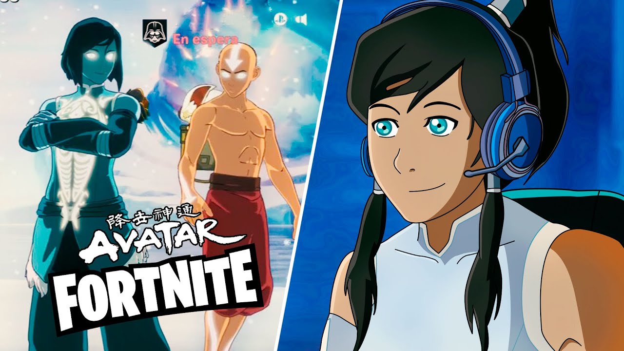AANG Y KORRA JUEGAN FORTNITE (AVATAR LA LEYENDA DE KORRA) | FactyKilian