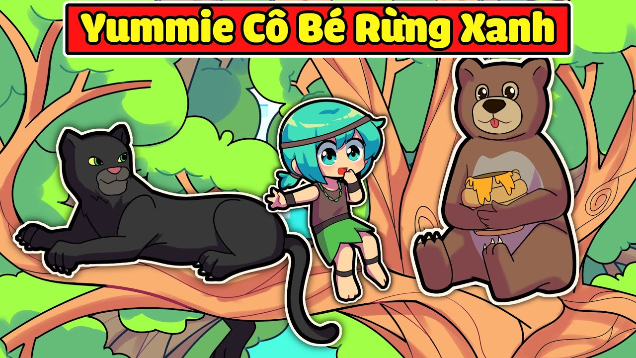 NẾU NHƯ YUMMIE LÀ CÔ BÉ RỪNG XANH ĐƯỢC NUÔI BỞI BÁO ĐEN TRONG MINECRAFT 😎😲