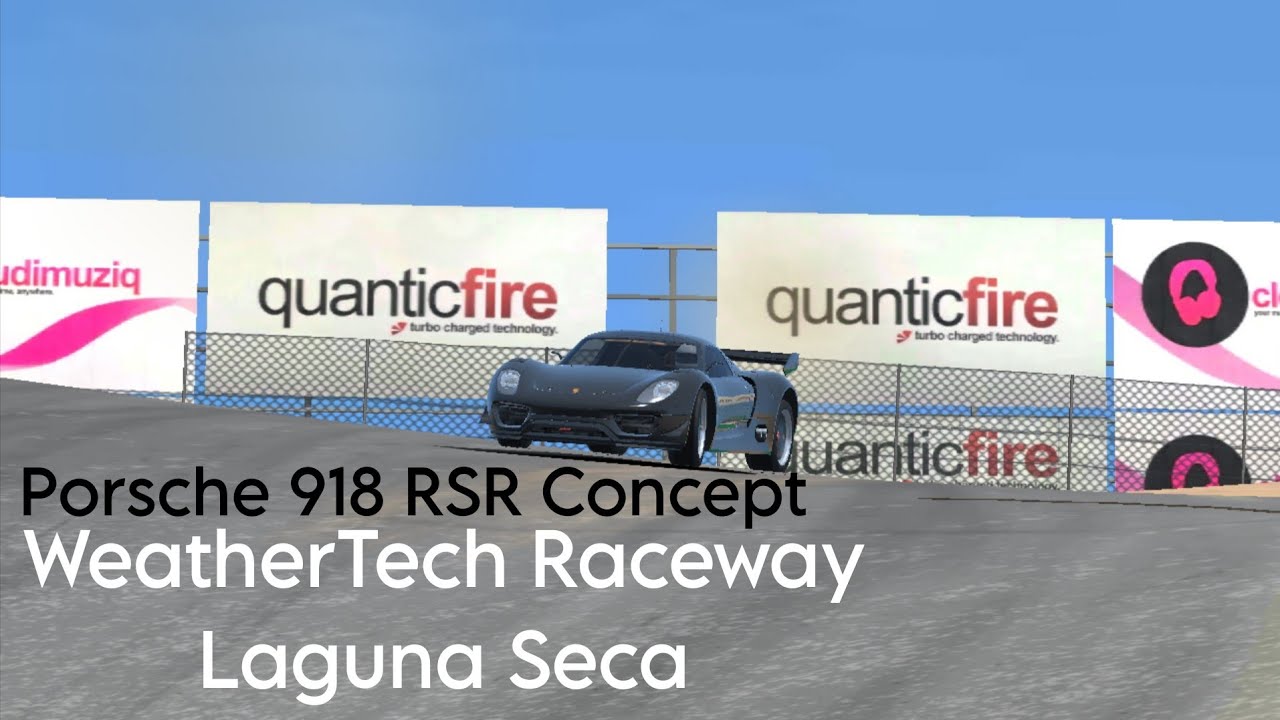 Race Day with the Porsche 918 RSR Concept at WeatherTech Raceway Laguna Seca | Real Racing 3 