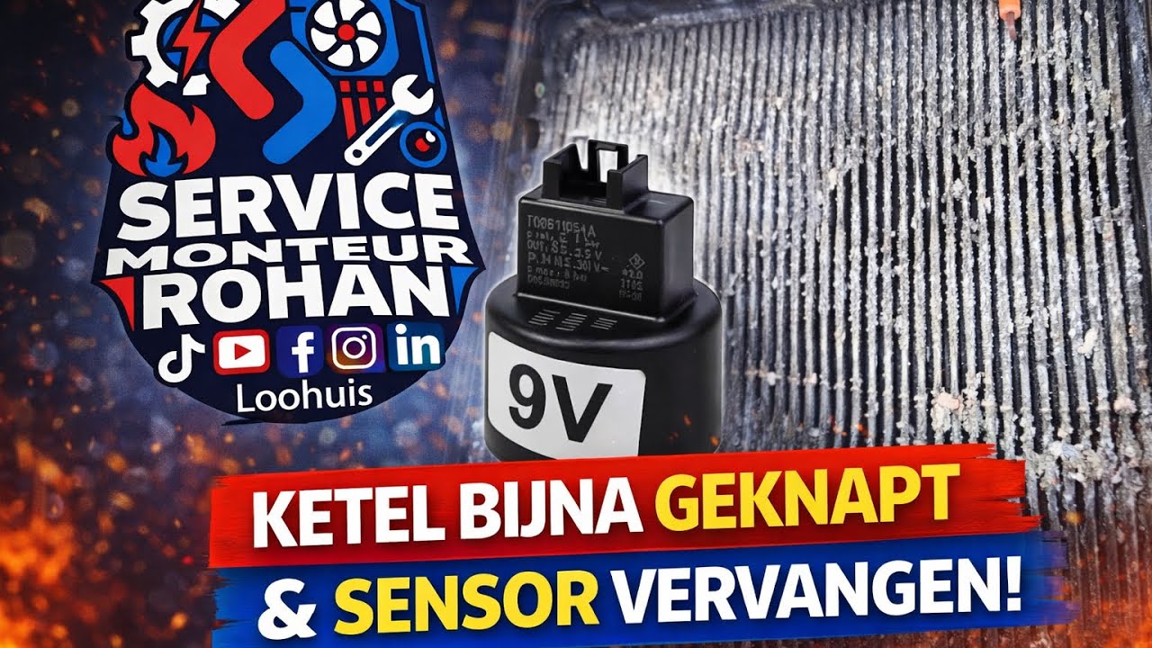 KETEL BIJNA GEKNAPT! 🤯💥 EN DRUKSENSOR VERVANGEN! 
