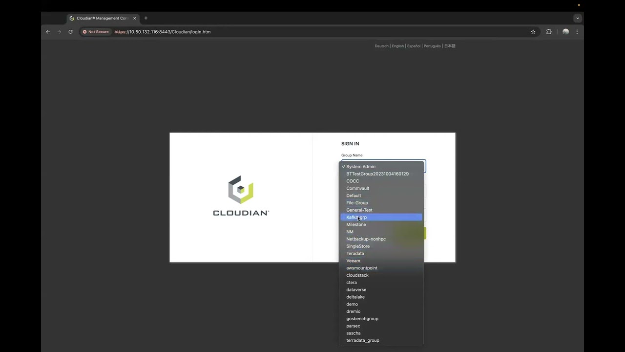 Demo - Cloudian x Kafka