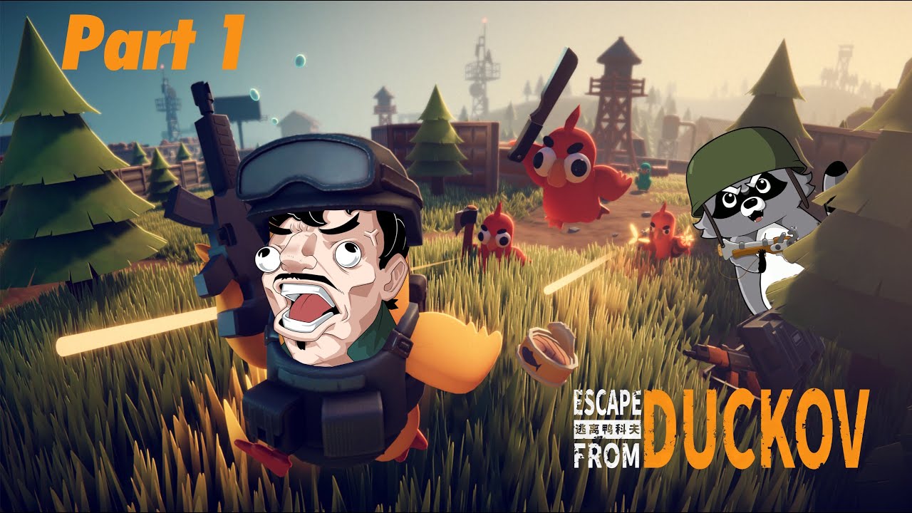 *angry quacking while suppressing fire* | Escape From Duckov