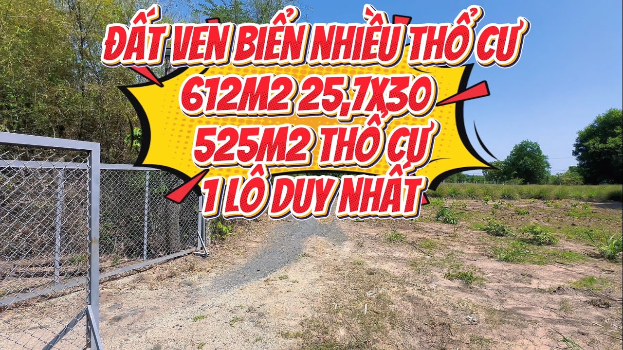 🌴 ĐẤT VEN BIỂN – GẦN CÔNG VIÊN QUẢNG TRƯỜNG – NHIỀU THỔ CƯ – GIÁ TỐT 🌊