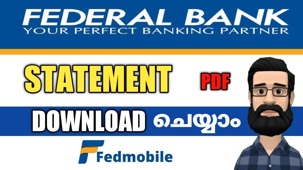 Fedmobile Statement Download | How to Download Statement from federal bank net banking | ALL4GOOD