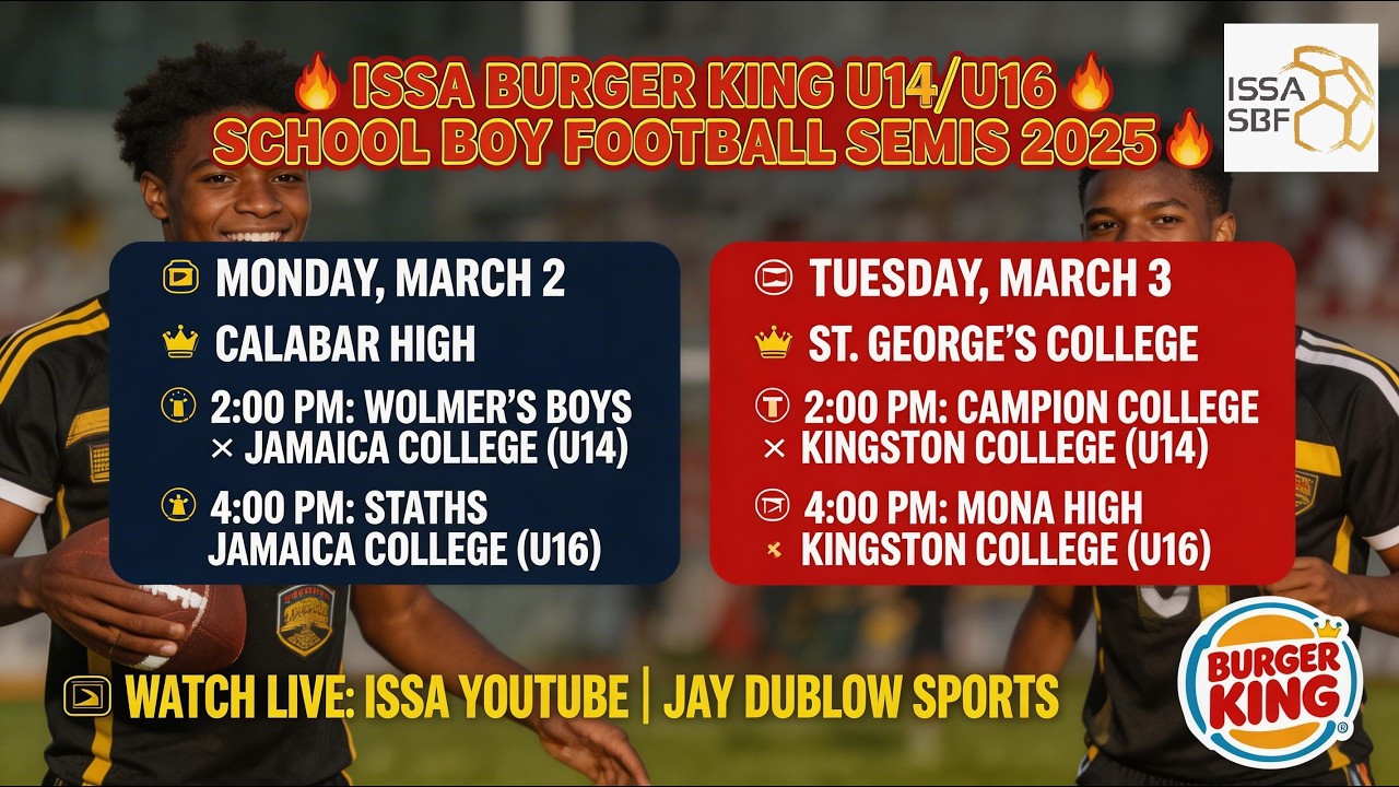 Day 2 | ISSA Burger King U14 & U16 School Boy Football Semi-Finals!