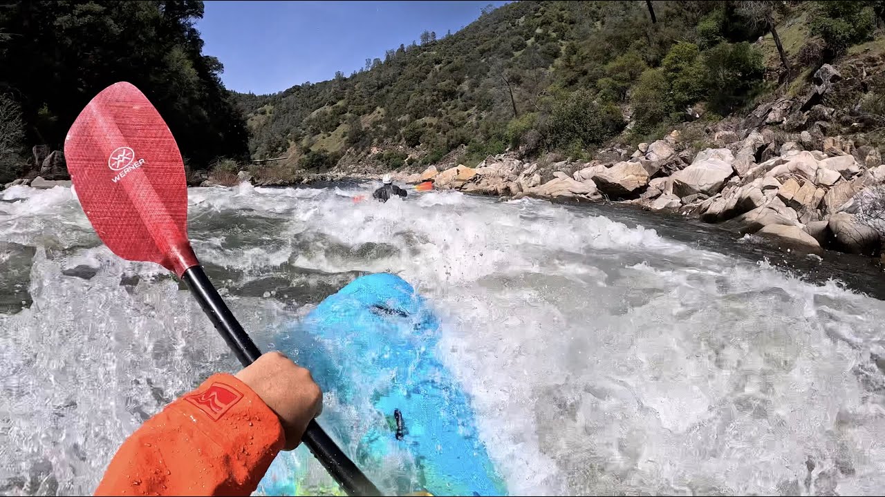 Kayaking South Fork American River Chili Bar Section 3/29/2025