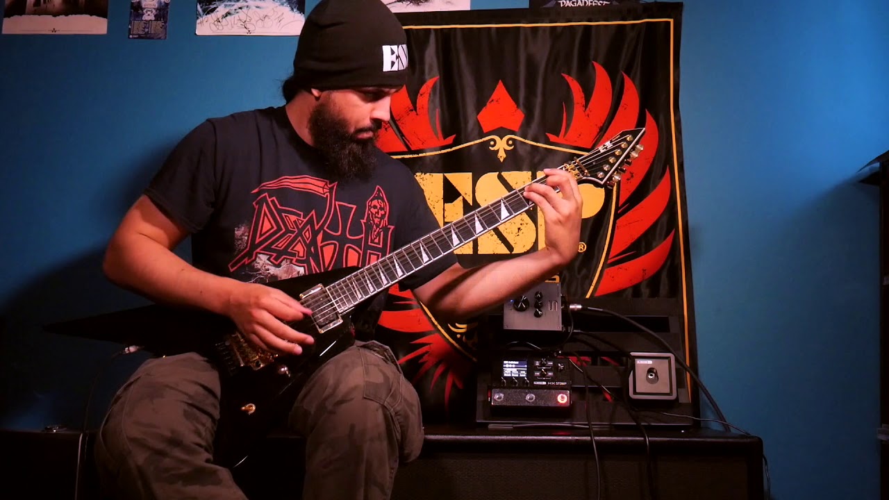 Line 6 HX Stomp + Seymour Duncan PowerStage (Melodic Death Metal riffing)