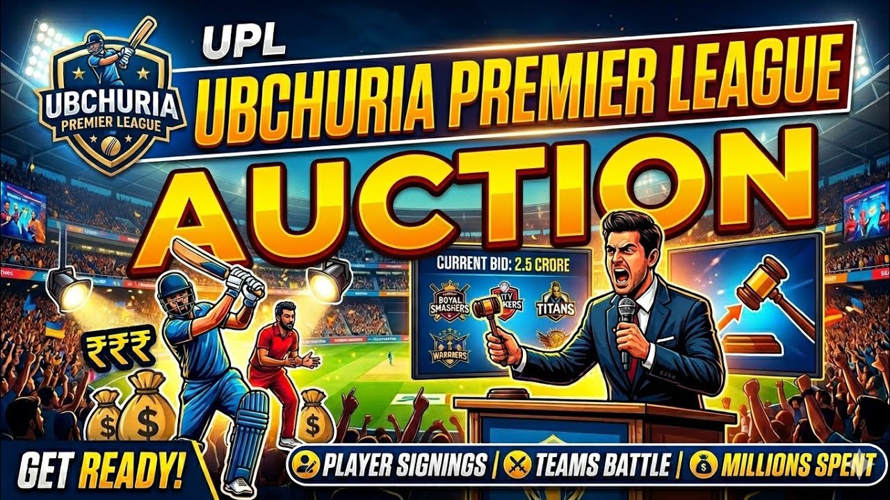 UBCHURIA PREMIER LEAGUE 🔴 AUCTION
