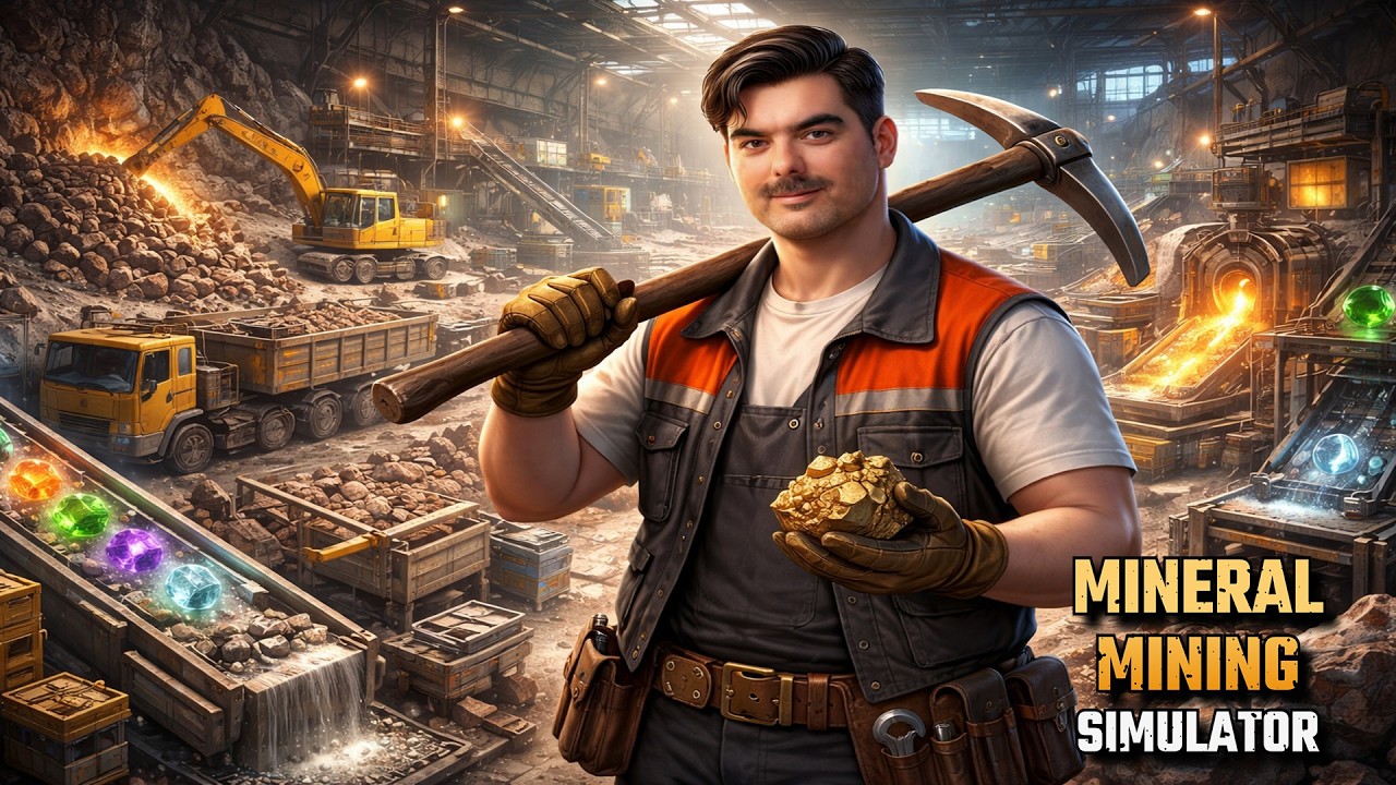 [FR] Mineral Mining Simulator — Je passe de simple mineur à industriel