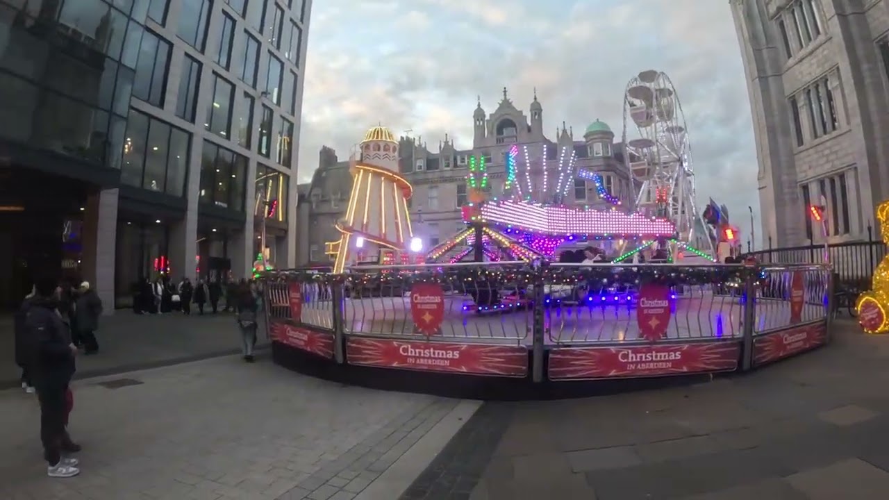 Walk Through The Christmas Market In Aberdeen 2025