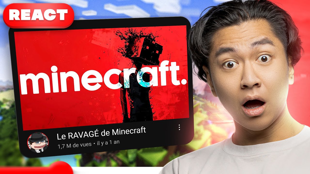 ON RÉAGIT AU PLUS GROS DÉTRAQUÉ DE MINECRAFT ! (VOD)