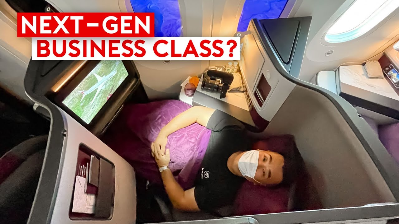 Qatar Airways B787-9 New Business Class  - This is NOT QSuite