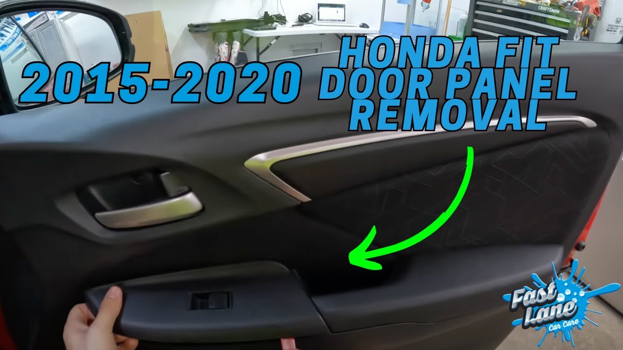 Как снять дверные панели Honda Fit 2015-2020 годов