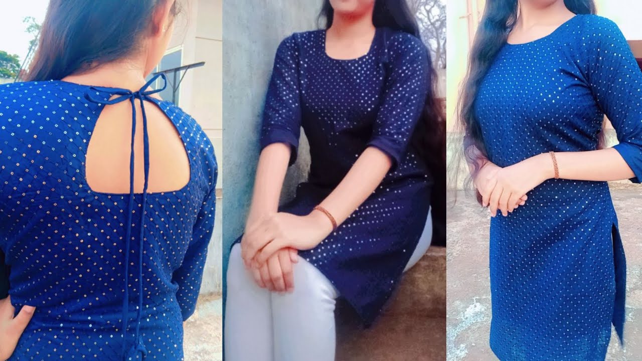 Easy way of chudi dhara top cutting & stitching
