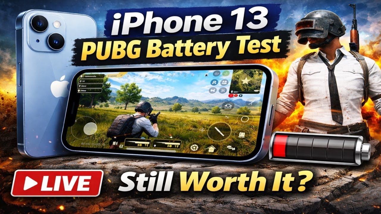 iPhone 13 Battery Drain PUBG Test | iPhone 13 Is it still good for PUBG?