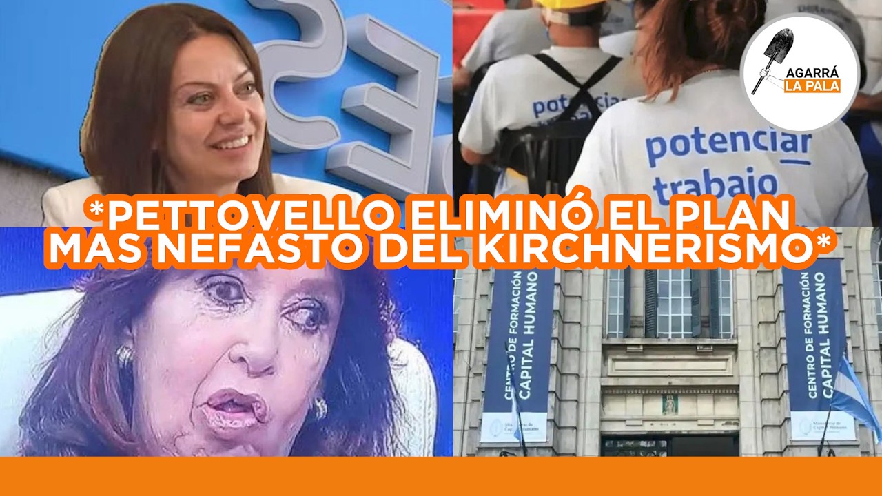 PETTOVELLO LOGRA UN HITO HISTÓRICO Y LE PONE FIN AL PLAN SOCIAL EMBLEMA DEL KIRCHNERISMO