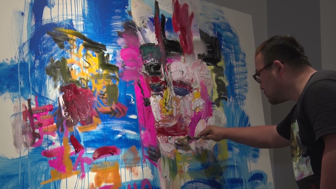 Takuma Tanaka `s process of art work for 2021 solo exhibition.
