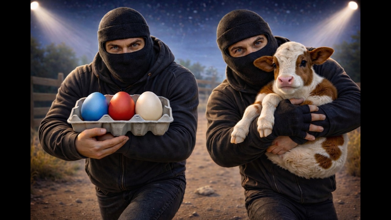 😱 Eggs & Baby Animals Stolen — Smugglers Attack! 🚛 | Police Rescue Old MacDonald’s Farm 🐮🚓