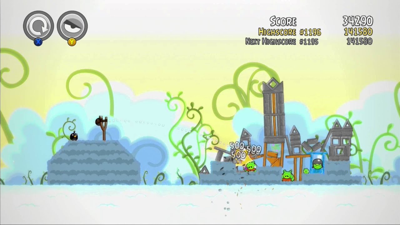 Angry birds Trilogy - 100% Mighty Eagle Score - Danger Above Level 8-1 to 8-15