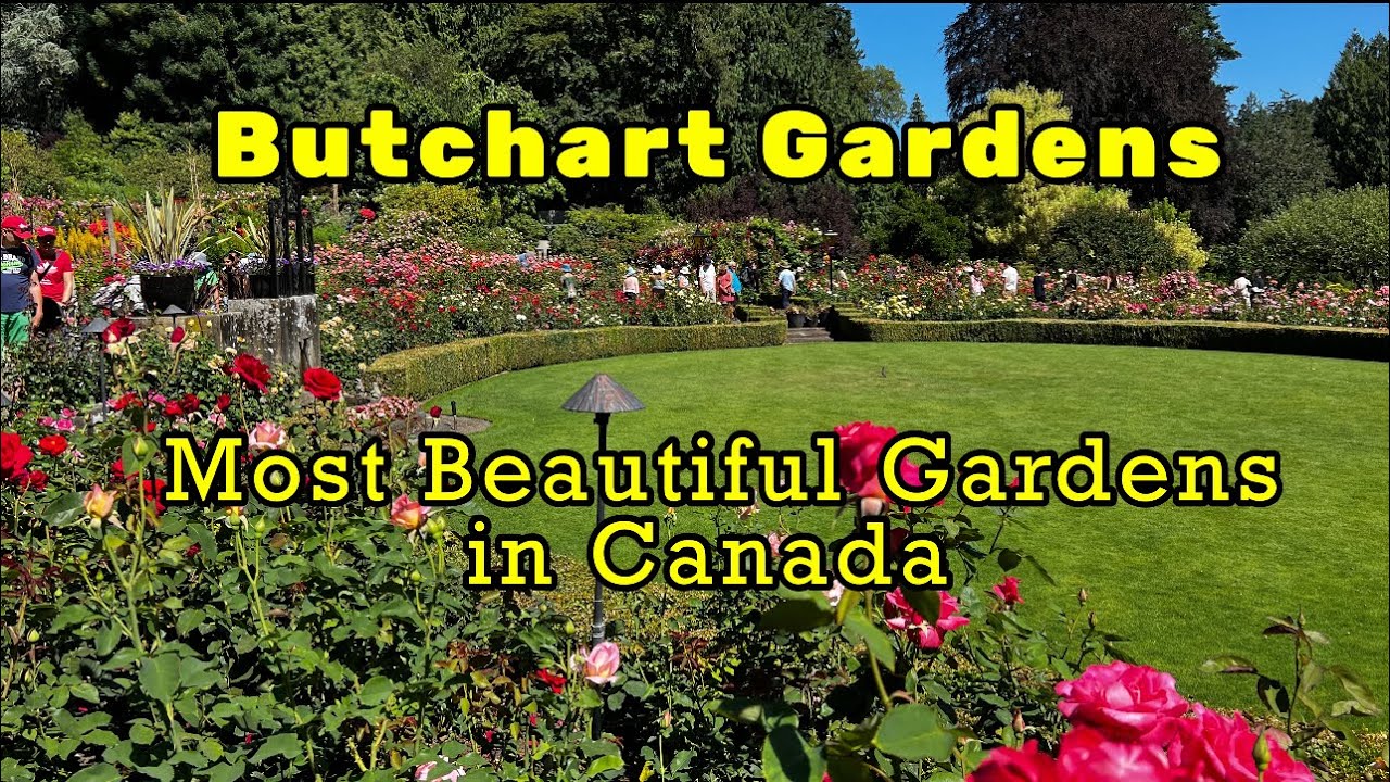 Butchart Gardens - Full Walking Tour 4K / Victoria, BC - July 2024