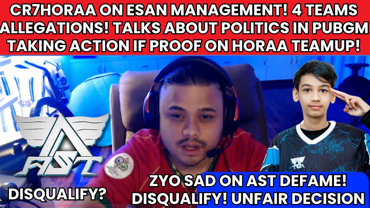 @cr7horaaYT ON ALLEGATIONS! POLITICS? TAKING ACTION IF PROOF ON TEAMUP! ZYO ON AST DEFAME! UNFAIR?