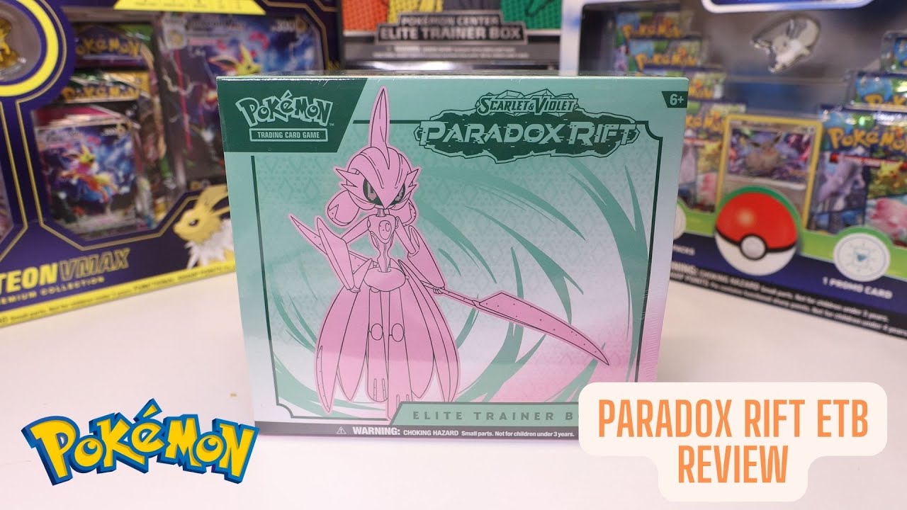 [Pok&eacute;mon] Paradox Rift Elite Trainer Box: открытие и обзор (Iron Valiant)