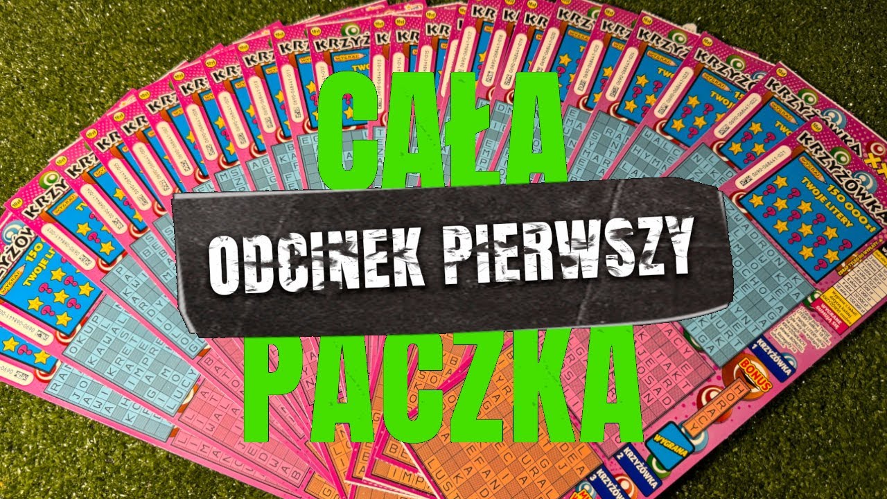 HIT!! 💣 CAŁA PACZKA KRZYŻÓWKA XXL! 💣 ODCINEK PIERWSZY! 🤑ZDRAPKI LOTTO! 🎰 #lotto #zdrapki #lottery