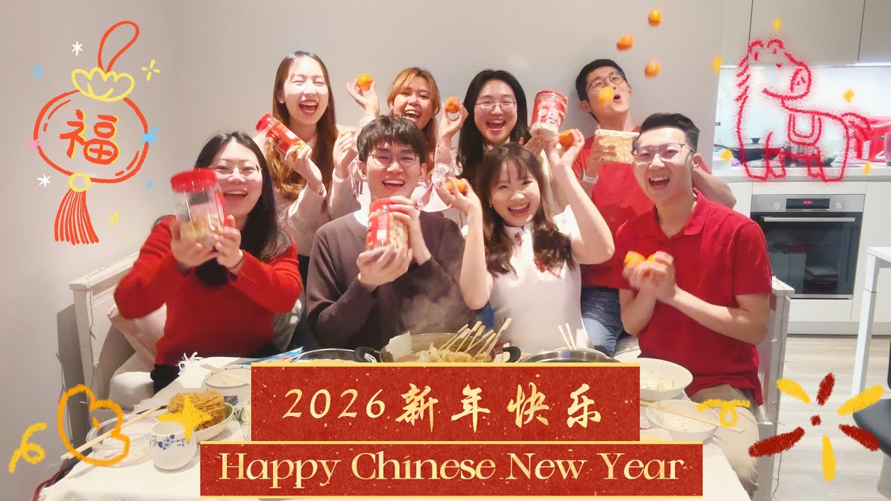Happy Chinese New Year 2026! 在英国的马来西亚人也要认真过年~ 🧧🍍
