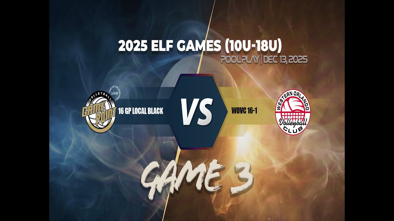 12132025 2025 Elf Games (10u-18u) Game 3 Crossover