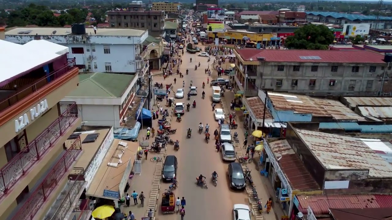 Arua City Aerial View