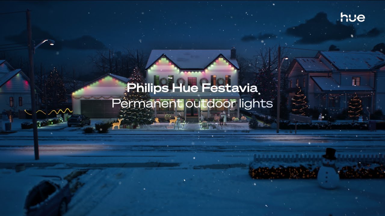 Hue Festavia Permanent Outdoor Lights &ndash; the string lights that enchant your home