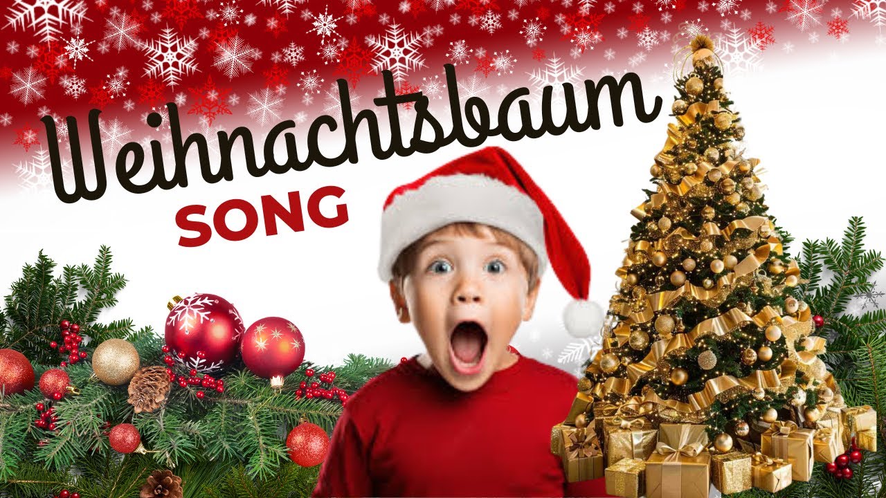 WEIHNACHSBAUM SONG | WEIHNACHTSLIED mit TEXT zum MITSINGEN | Christmas Tree Song in German + LYRICS