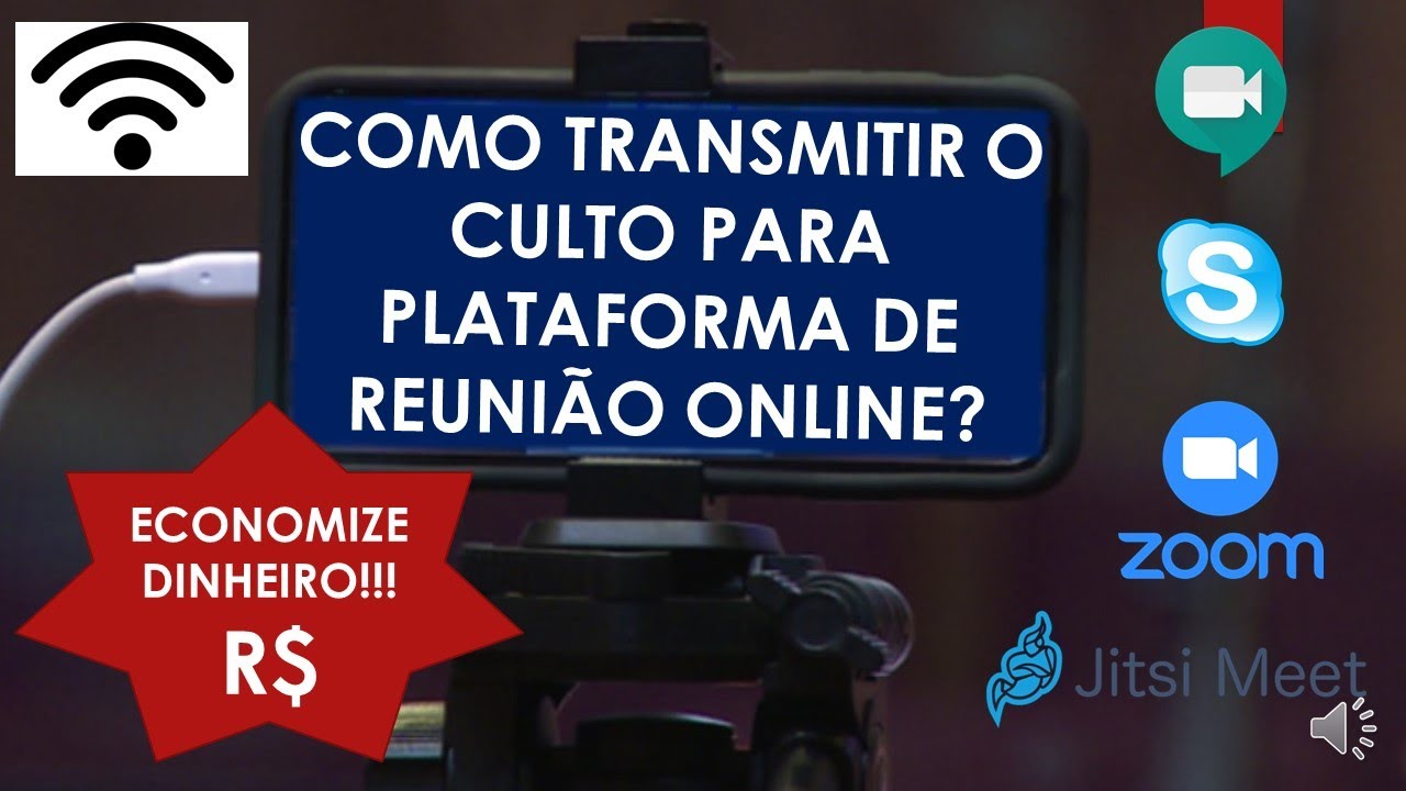 Como Transmitir o Culto Online sem gastar nada!!!