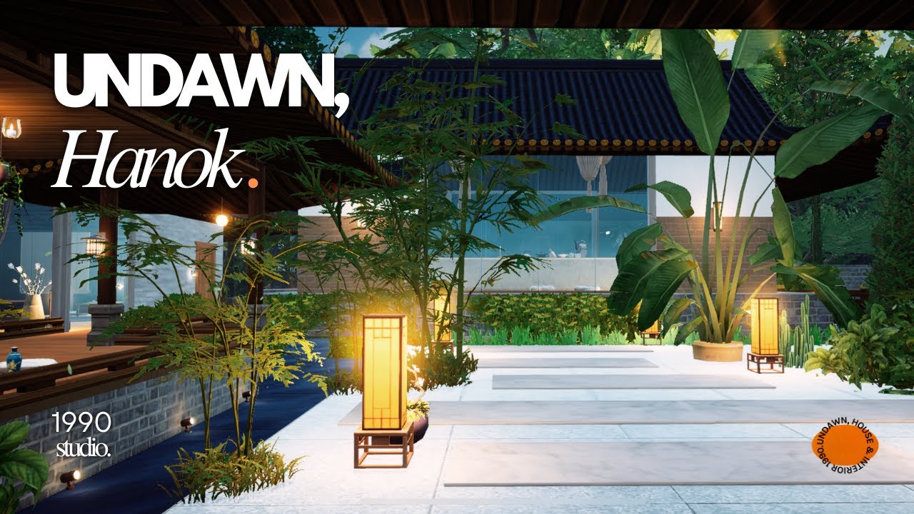 Hanok, Traditional Korean House, Undawn