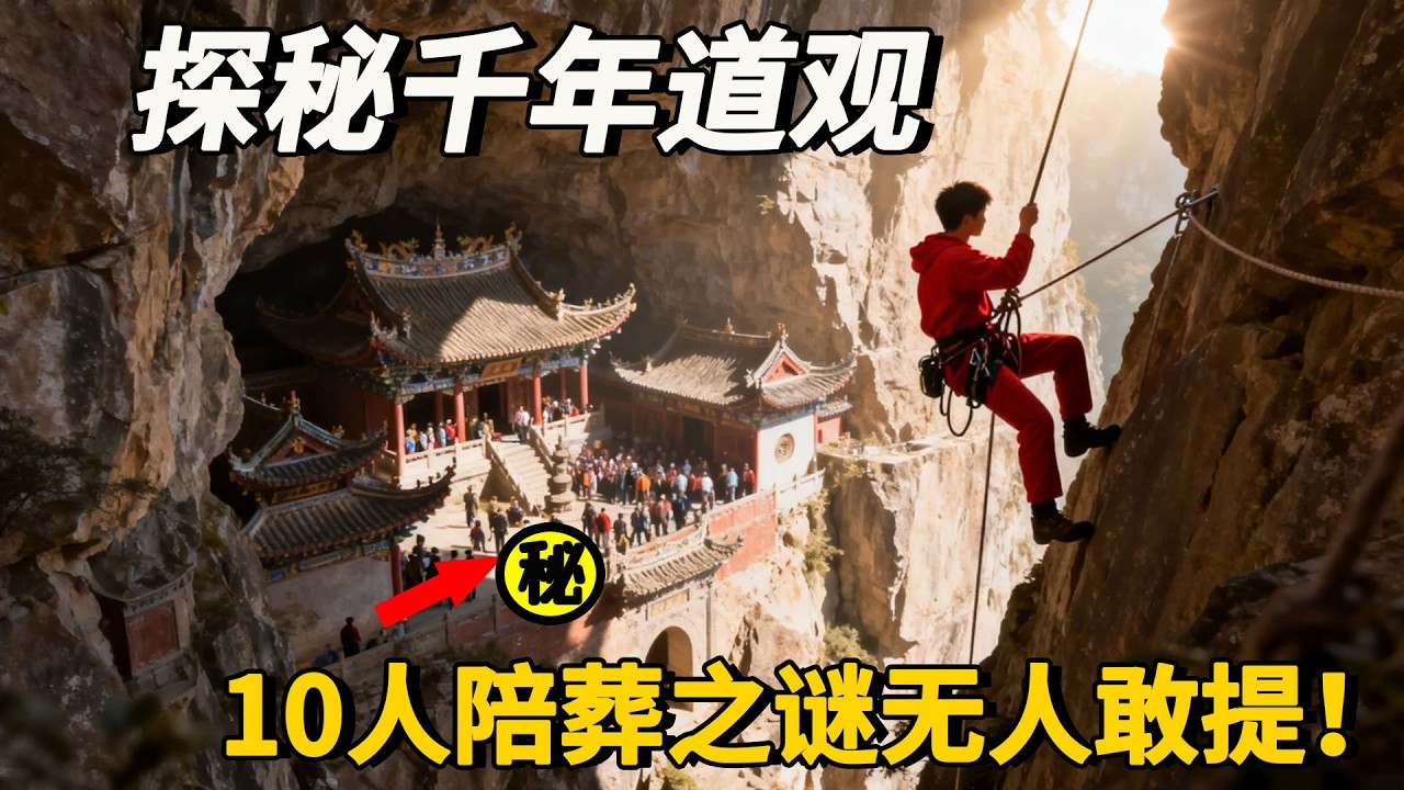 小夥探秘一千年前的古道觀！發現驚人歷史，06年被洗劫一空10人全部陪葬！