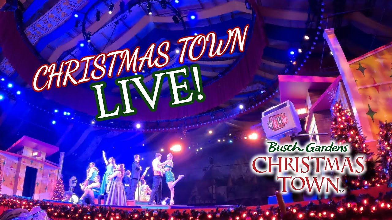 Christmas Town Live! Full Show | Busch Gardens Williamsburg Christmas Town 2025