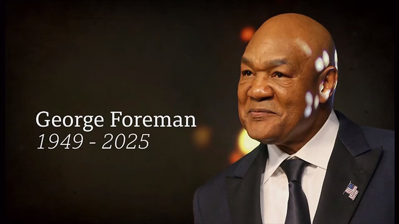 George Foreman passes away (1949 - 2025) (USA) - UK News - 21/Mar/2025