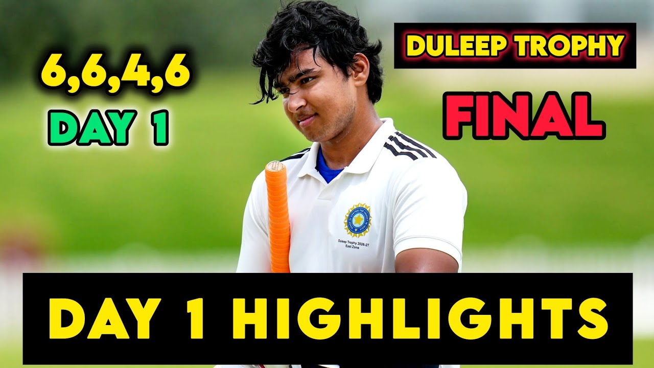 Финал Duleep Trophy, 1-й день: полный обзор лучших моментов
