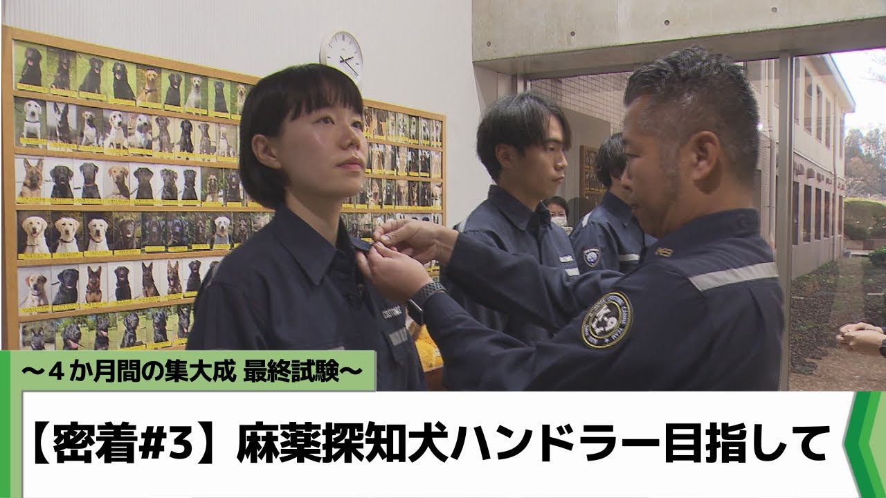 【特集：密着】麻薬探知犬ハンドラーを目指す女性～４か月の集大成 最終試験～（2024.02.12放送）
