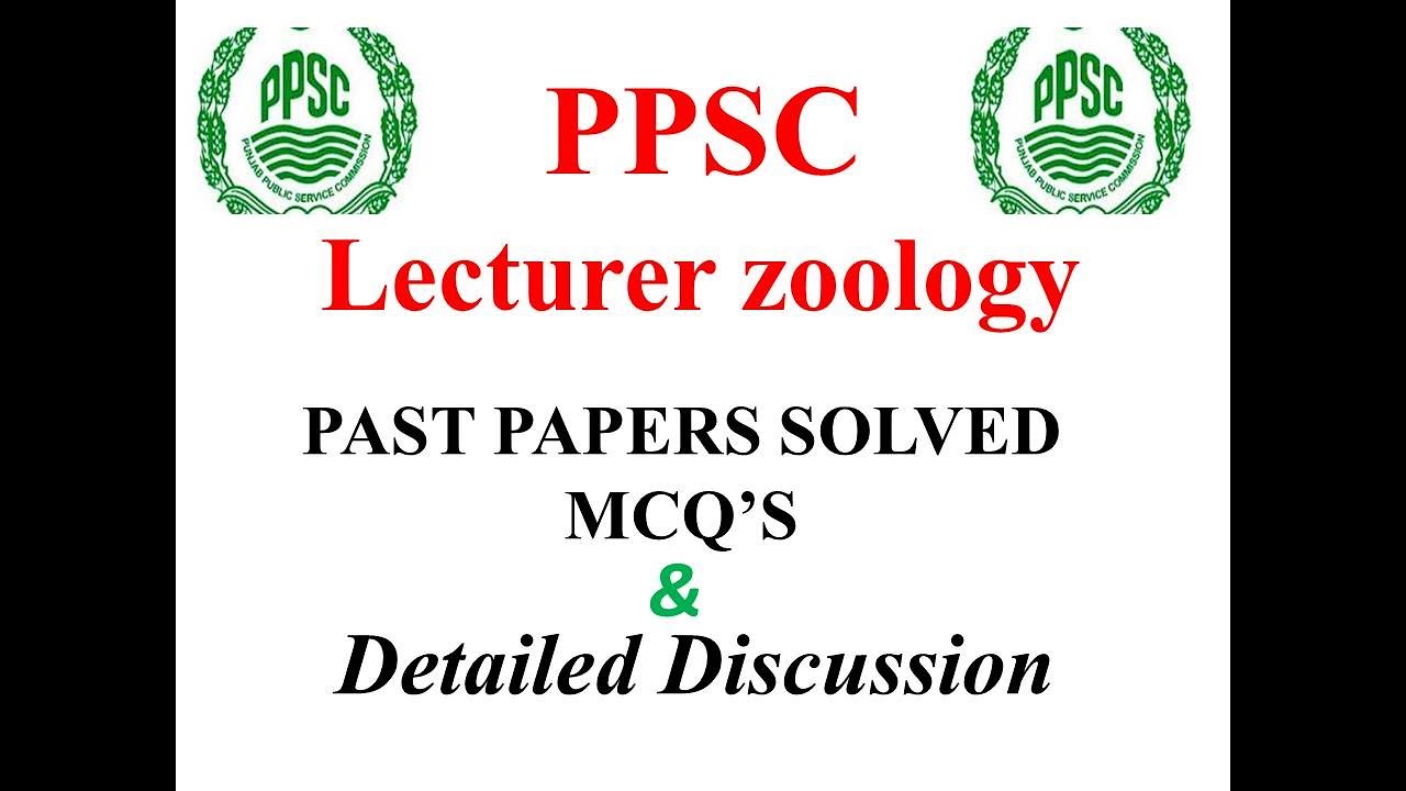PPSC Lecturer Zoology BS-17 Past Paper MCQ's  Part-1 || Zoology Lecturer Past Papers