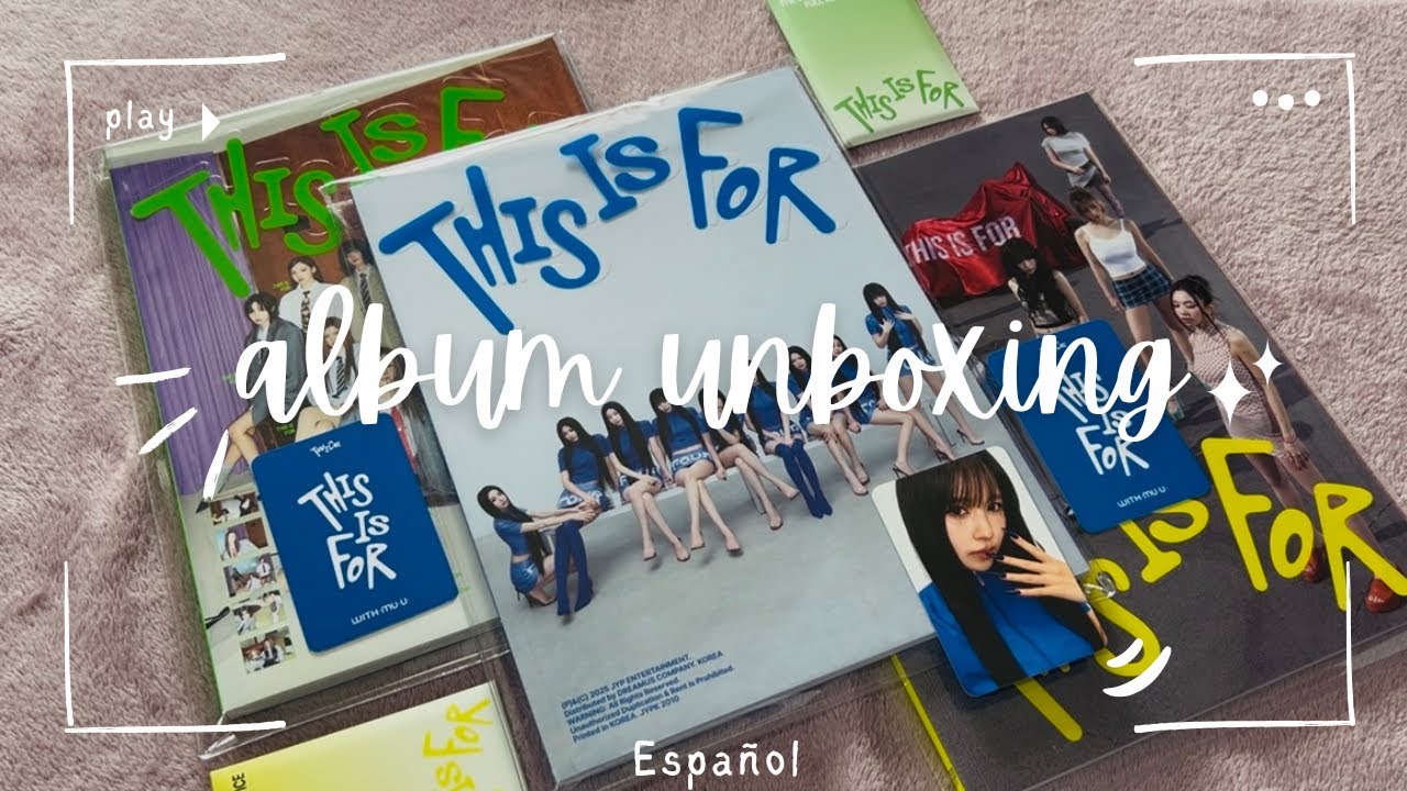 TWICE THIS IS FOR ALBUM UNBOXING | Español 