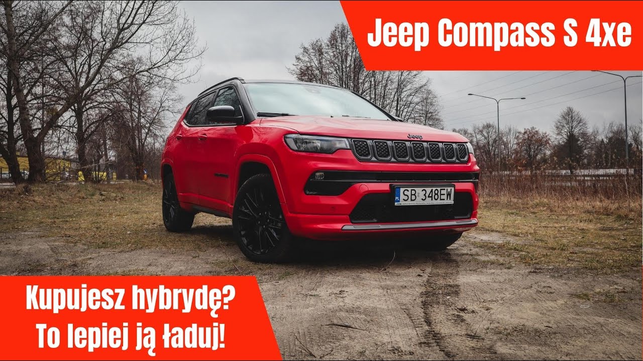 Jeep Compass S 4xe - TEST PL - kupujesz hybrydę, to lepiej ją ładuj